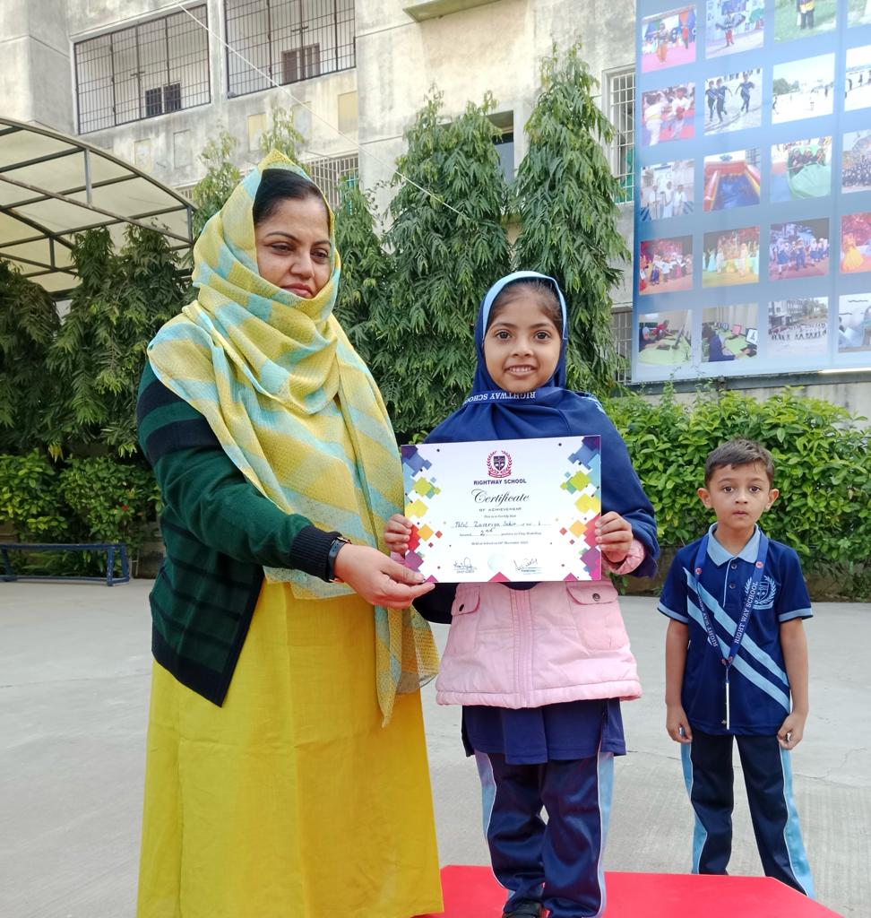 Winners of Clay Modelling and Drawing competition held on 9/12/2023